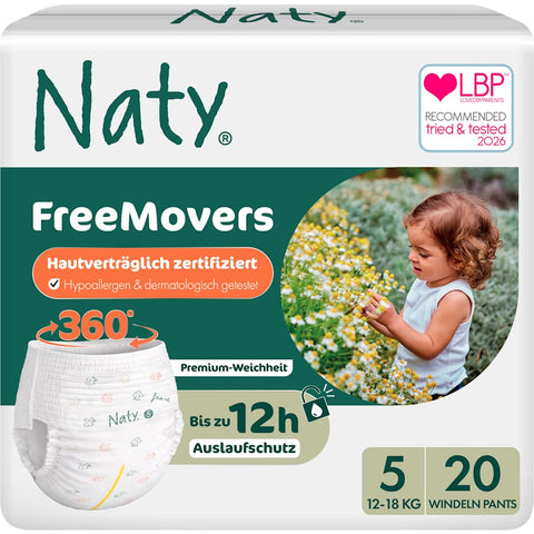 Naty Baby Pants size 5 (12-18 kg), 20 pieces