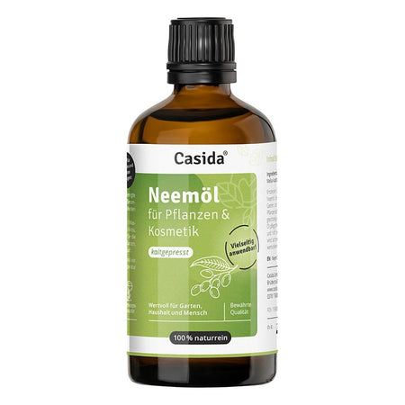 Casida Huile de neem pour plantes et cosmétique 100% pure naturelle (100 ml)