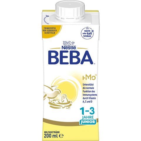 Nestlé BEBA Boisson lactée prête à boire, junior, dès 1 an (200 ml)