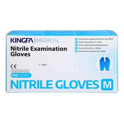 Büttner-Frank GmbH gants jetables en nitrile sans poudre taille M (100 pièces)