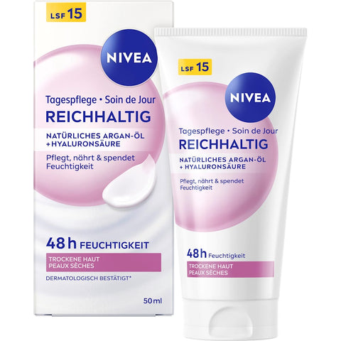 NIVEA Rich Face Cream SPF 15, 50 ml