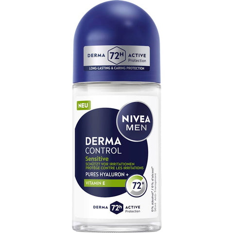 NIVEA MEN Antitranspirant Deo Roll-on Derma Control Sensitive (50 ml)