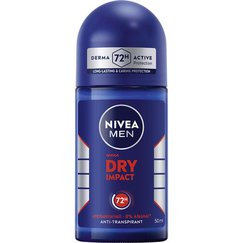 NIVEA MEN Antitranspirant déodorant roll-on Dry Impact (50 ml)