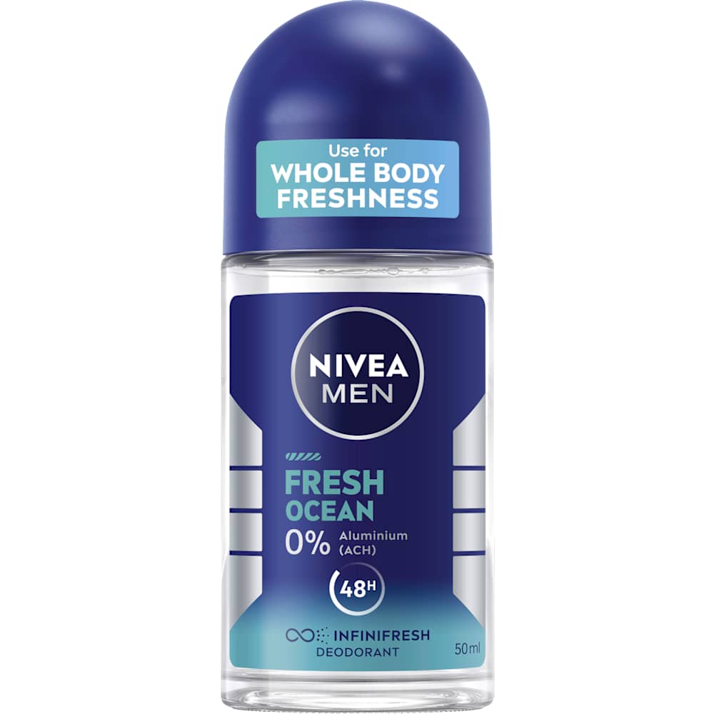 NIVEA MEN Déodorant Roll-on Fresh Ocean (50 ml)