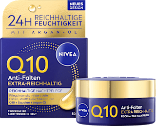 NIVEA Q10 Anti-Wrinkle Extra Nourishing Night Cream (50 ml)