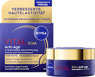 NIVEA Crème de nuit Vital Soja anti-âge raffermissante (50 ml)
