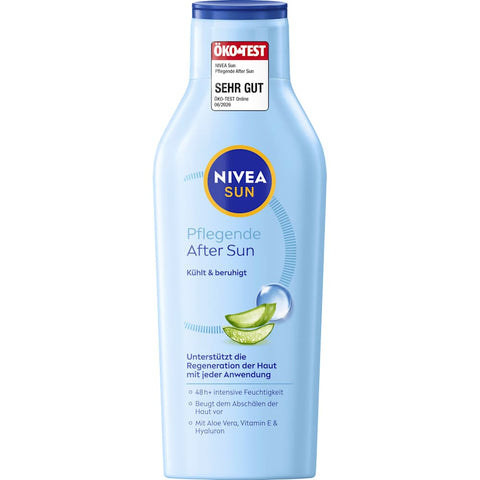 NIVEA SUN Lotion après-soleil à l'aloe vera bio et à l'acide hyaluronique, 400 ml