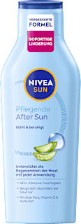 NIVEA SUN Lotion après-soleil à l'aloe vera bio et à l'acide hyaluronique, 400 ml