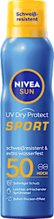NIVEA SUN Spray solaire aérosol UV Dry Protect Sport FPS 50 (200 ml)