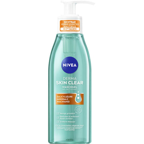 NIVEA Derma Skin Clear Cleansing Gel (150 ml)