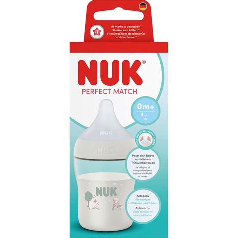 NUK Perfect Match baby bottle white, from birth (150 ml, 1 piece)
