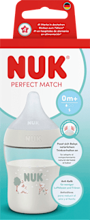 NUK Perfect Match biberon blanc, dès la naissance (150 ml, 1 pièce)