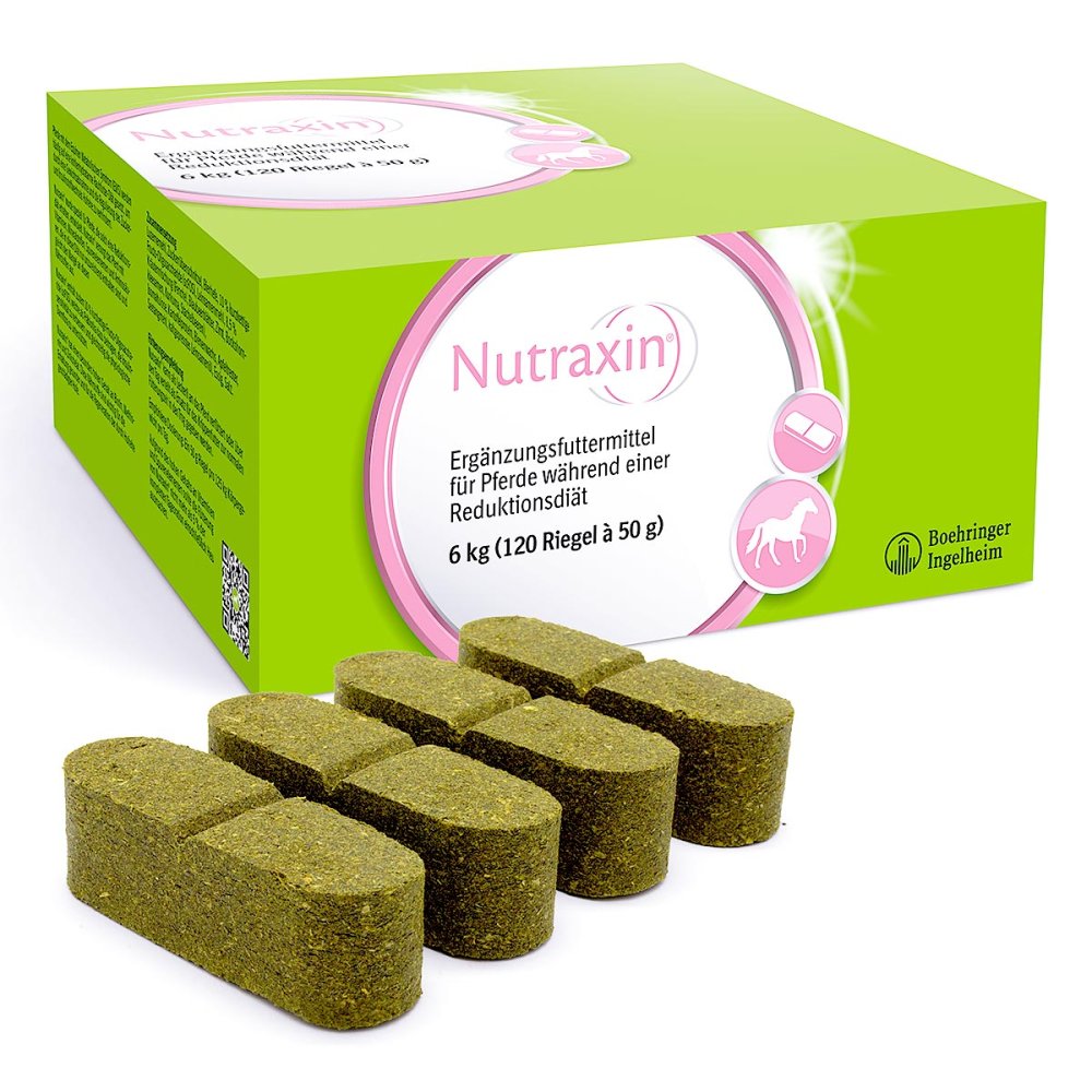 Nutraxin complément alimentaire en barre pour chevaux (120x50 g)