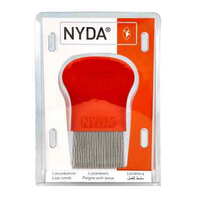 NYDA Peigne à poux et lentes métal (1 pièce)