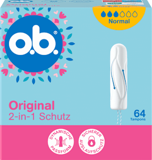 o.b. Tampons Original Normal (64 pièces)