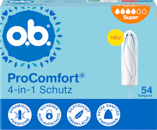 o.b. Tampons ProComfort Super (54 pièces)