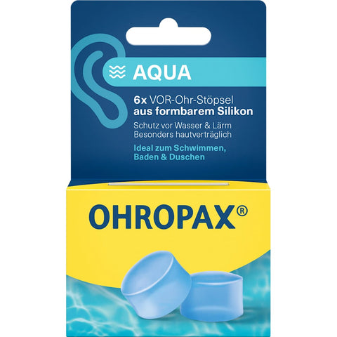 Ohropax Aqua bouchons d'oreilles (6 pièces)