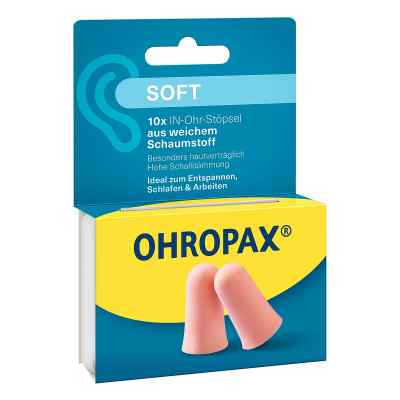 Ohropax Soft bouchons d'oreilles en mousse (10 pièces)