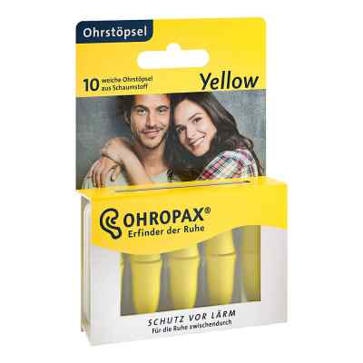 Ohropax Yellow bouchons d'oreilles en mousse (10 pièces)