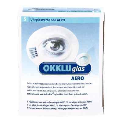 Okkluglas Aero pansement en verre de montre (5 pièces)