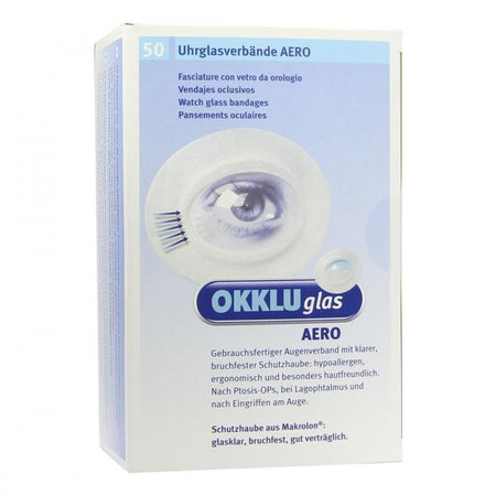 Okkluglas Aero pansement verre de montre (50 pièces)