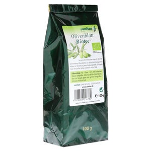 Sanitas Thé bio de feuilles d'olivier (100 g)