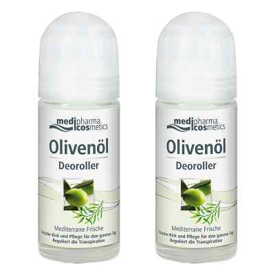 Medipharma Cosmetics Huile d'olive déodorant roll-on Fraîcheur méditerranéenne (2x50 ml)