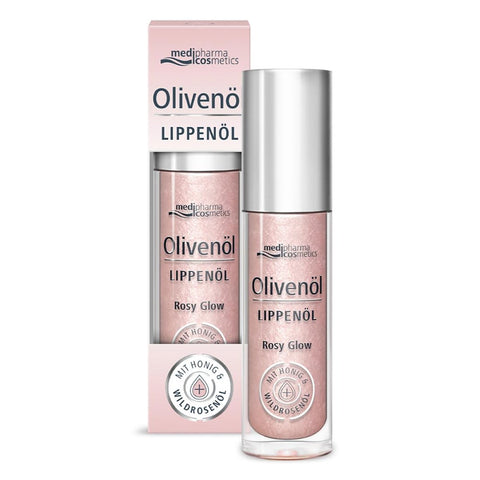 Dr. Theiss Huile à lèvres à l'huile d'olive Rosy Glow (4 ml)