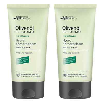 Medipharma Cosmetics Olivenöl Per Uomo Hydro baume corporel (2x150 ml)
