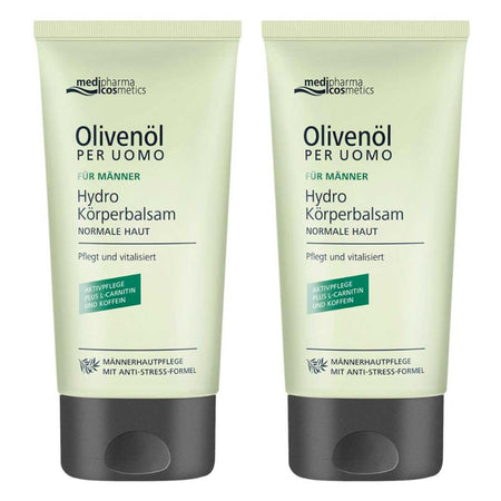 Medipharma Cosmetics Olivenöl Per Uomo Hydro baume corporel (2x150 ml)