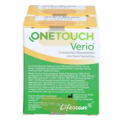 One Touch Verio bandelettes de test (100 pièces)