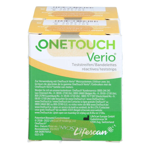 One Touch Verio bandelettes de test (100 pièces)