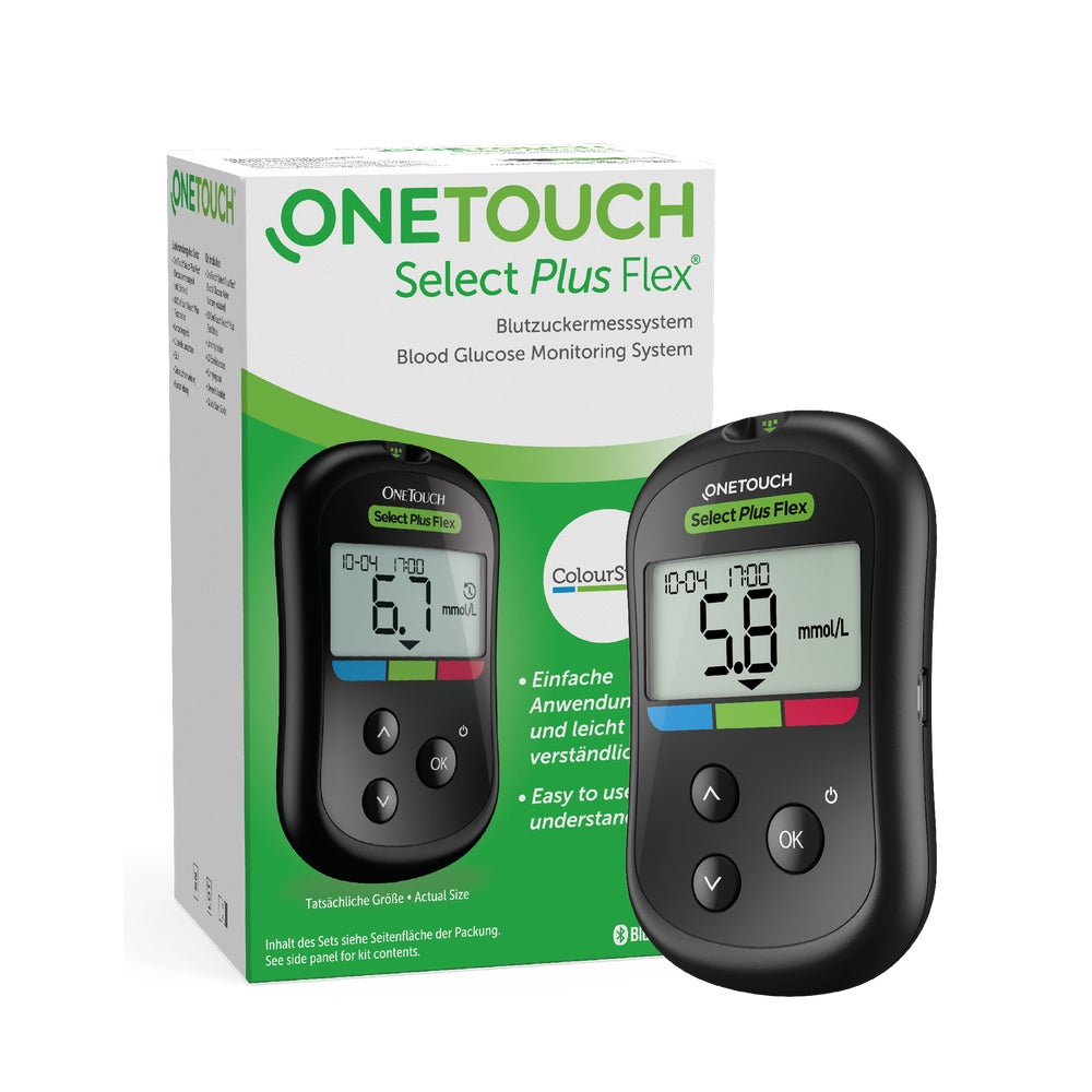 OneTouch Select Plus Flex lecteur de glycémie (mmol/dL) 1 pièce