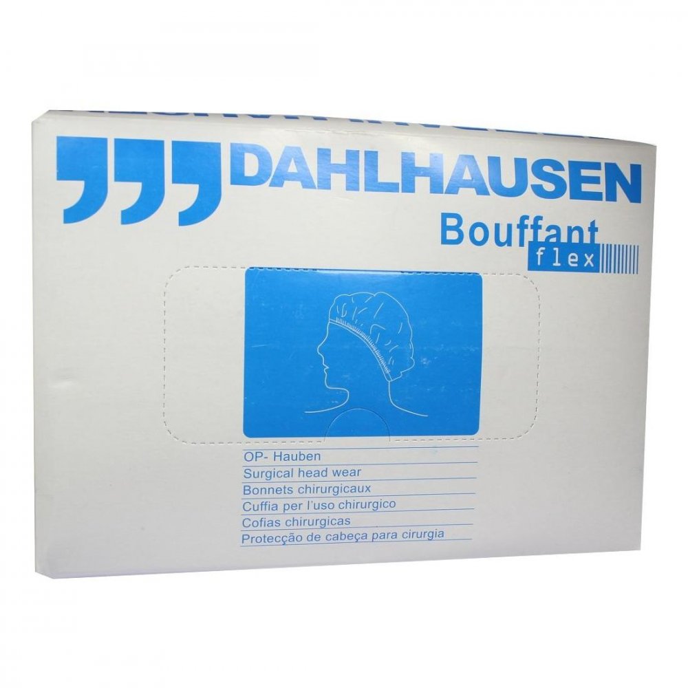 P.J.Dahlhausen & Co.GmbH Calot chirurgical Bouffant Flex vert (100 pièces)