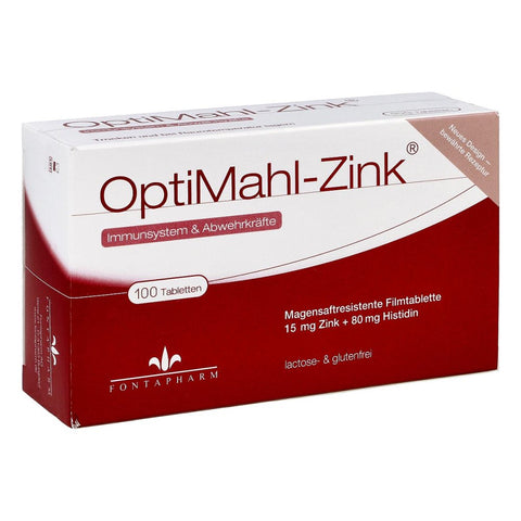 Optimahl Zink 15 mg comprimés (100 comprimés)