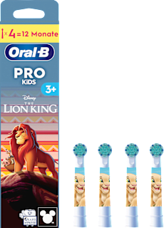 Oral-B brossettes de rechange enfants PRO Roi Lion dès 3 ans (4 pièces)
