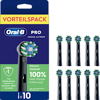 Oral-B Brossettes PRO CrossAction noires (10 pièces)