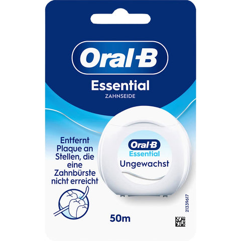 Oral-B EssentialFloss unwaxed dental floss (50 m)