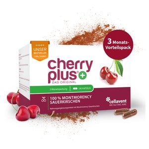 cellavent Cherry PLUS® gélules originales de cerises griottes de Montmorency (180 gélules)