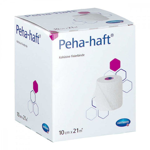 Peha-haft bande de fixation sans latex 10 cm x 21 m (1 pièce)