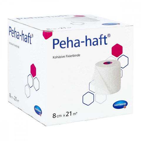 Peha-haft Bande de fixation sans latex 8 cm x 21 m