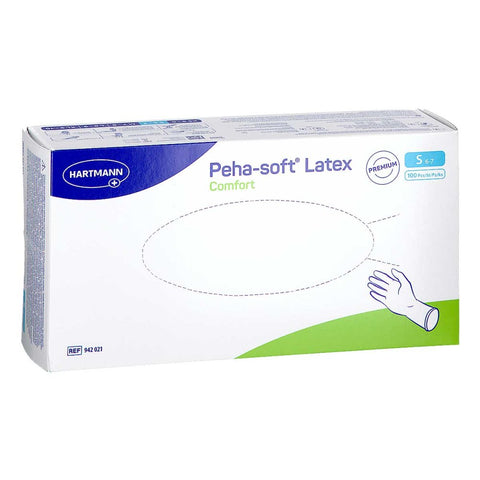 PAUL HARTMANN AG Peha-soft Latex Comfort gants d'examen non stériles, taille S (100 pièces)