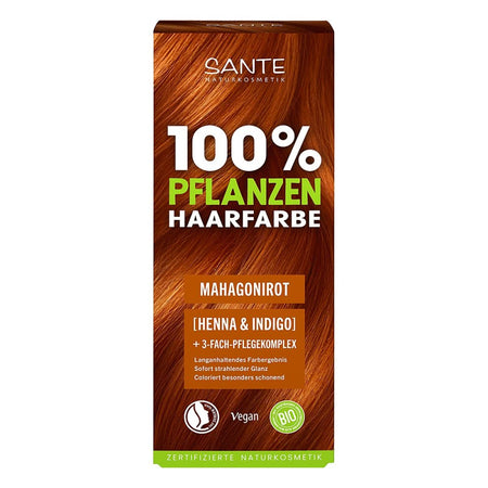 SANTE Coloration végétale avec complexe de soin triple rouge acajou 07 (100 g)