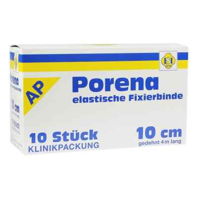 Porena bande de gaze élastique 10 cm blanc sans cellophane (10 pièces)