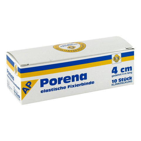 Porena bande de gaze élastique blanche 4 cm sans cellophane (10 pièces)