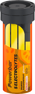 PowerBar 5 Electrolytes comprimés (10 pièces, goût mangue-passion, 42 g)