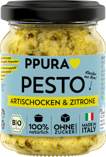 PPURA Pesto, artichauts & citron (120 g)