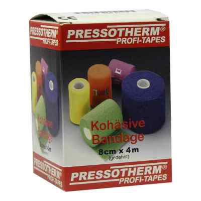 Pressotherm bandage cohésif 8 cm x 4 m bleu (1 pièce)