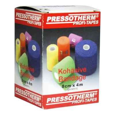 Pressotherm bandage cohésif 8cmx4m vert (1 pièce)