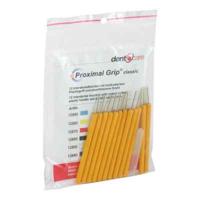 Proximal Grip xxxx-fin jaune brosse interdentaire (12 pièces)